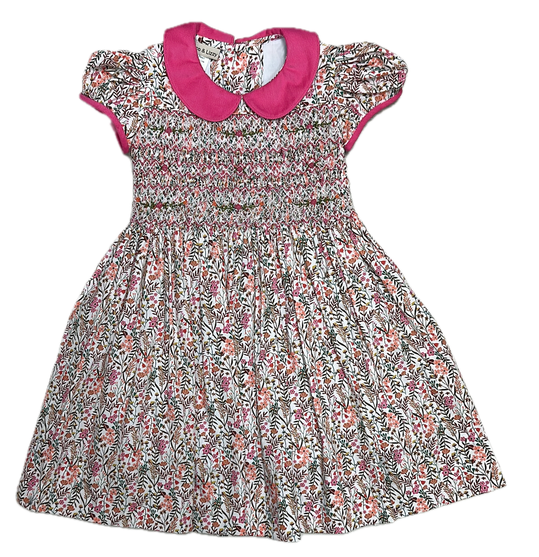 Hand Smocked girls classic dress Amy & Lucas Collection