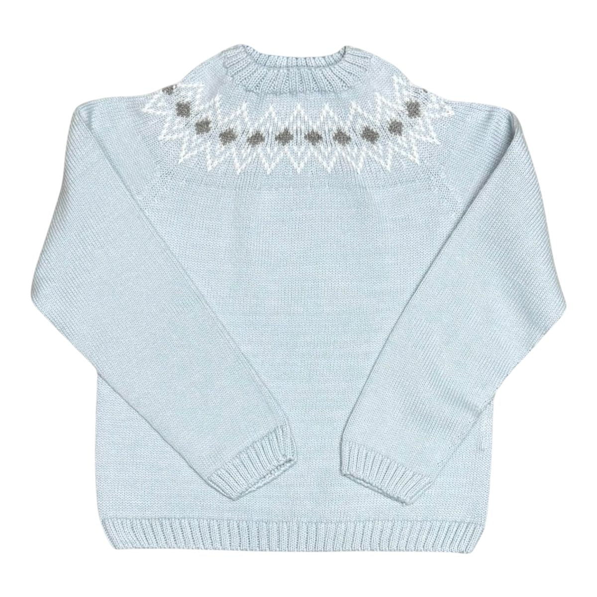 Diamond Fair Isle Crew