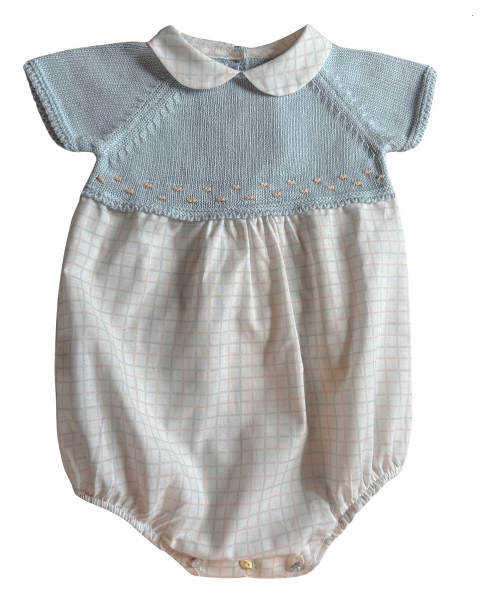 Short Sleeve Plaid Bubble SS26
