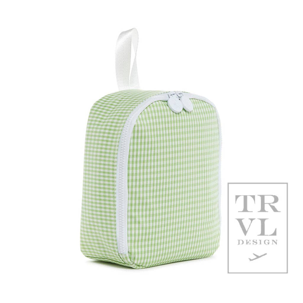 Bring It Lunch Bag - Gingham Leaf2