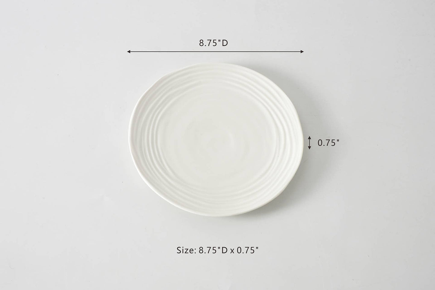 Le Blanc Round Salad Plate