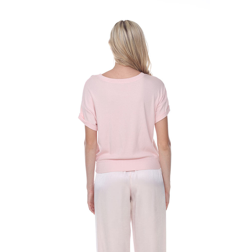 Mac Rib Knit Short Sleeve Tee