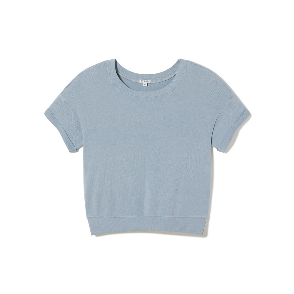 Mac Rib Knit Short Sleeve Tee