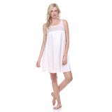 Lindsay Satin and Rib Knit A-Line Gown