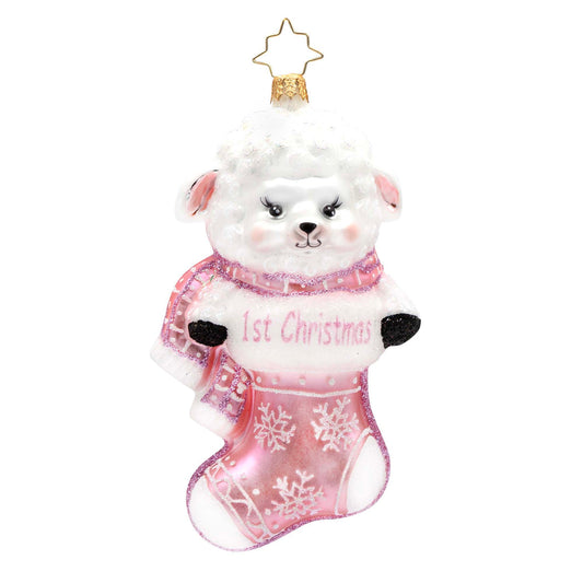 A Snowy Pink First Christmas