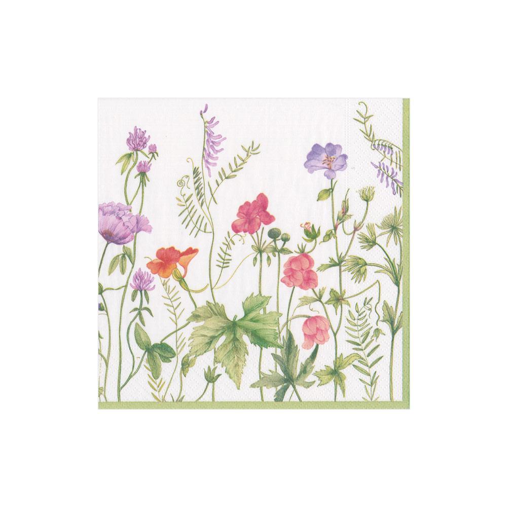 French Floral - napkin cocktail