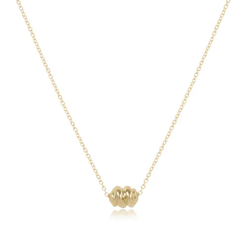 16" Necklace Gold - Admire Gold Charm