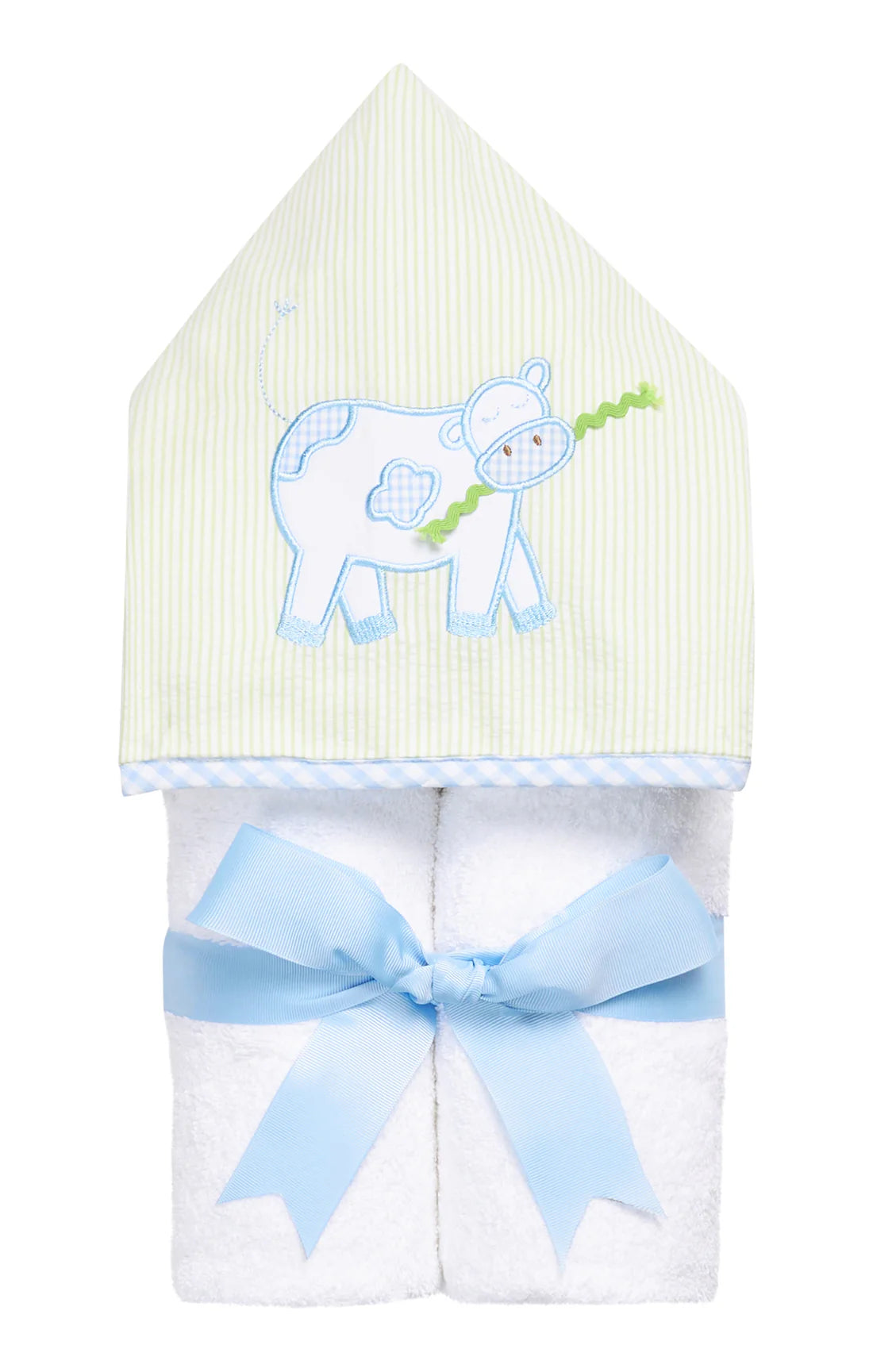 Cow Everykid Towel, Blue
