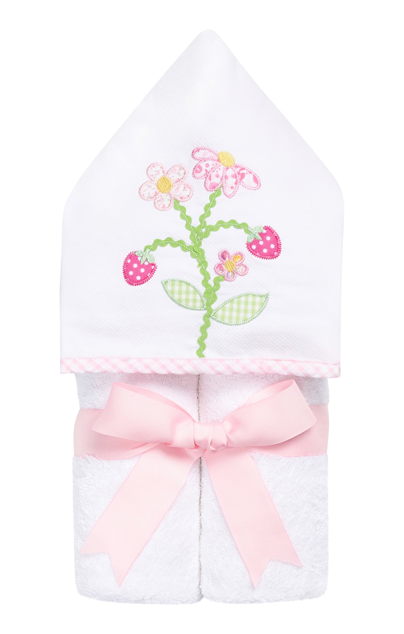 Strawberry Applique Everykid Towel