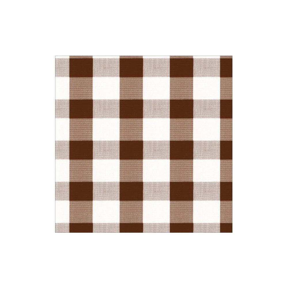 Gingham Chocolate Napkin