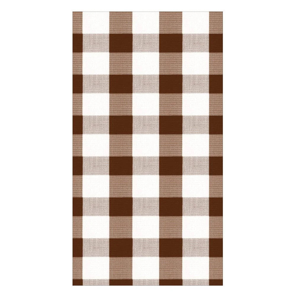 Gingham Chocolate Napkin