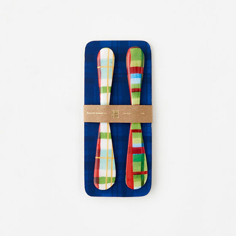 Plaid Spreader, St/2, Gift Card, Stainless Steel,