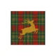 Reindeer Tartan Red - Napkin Cocktail