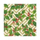 Holly And Fretwork White - Napkin Luncheon