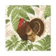 Turkey Among Ferns - Napkin Luncheon