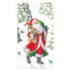 Woodland Santa - Recycled Guest Towel