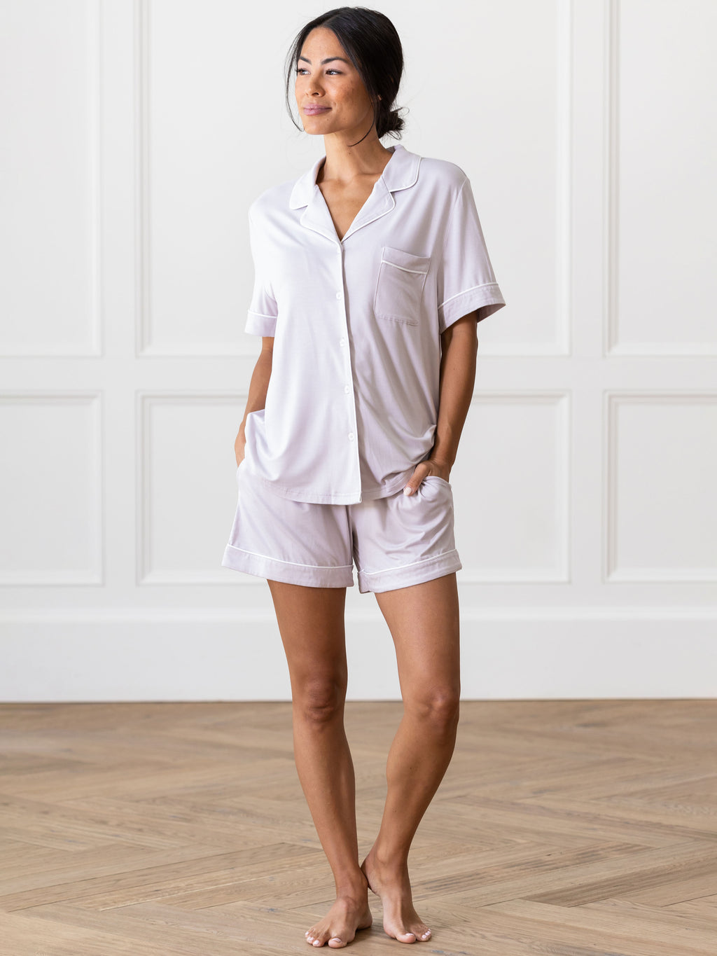Women's Short Sleeve Bamboo Pajama Top