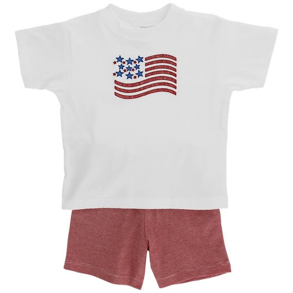 Flag Boys Short Set