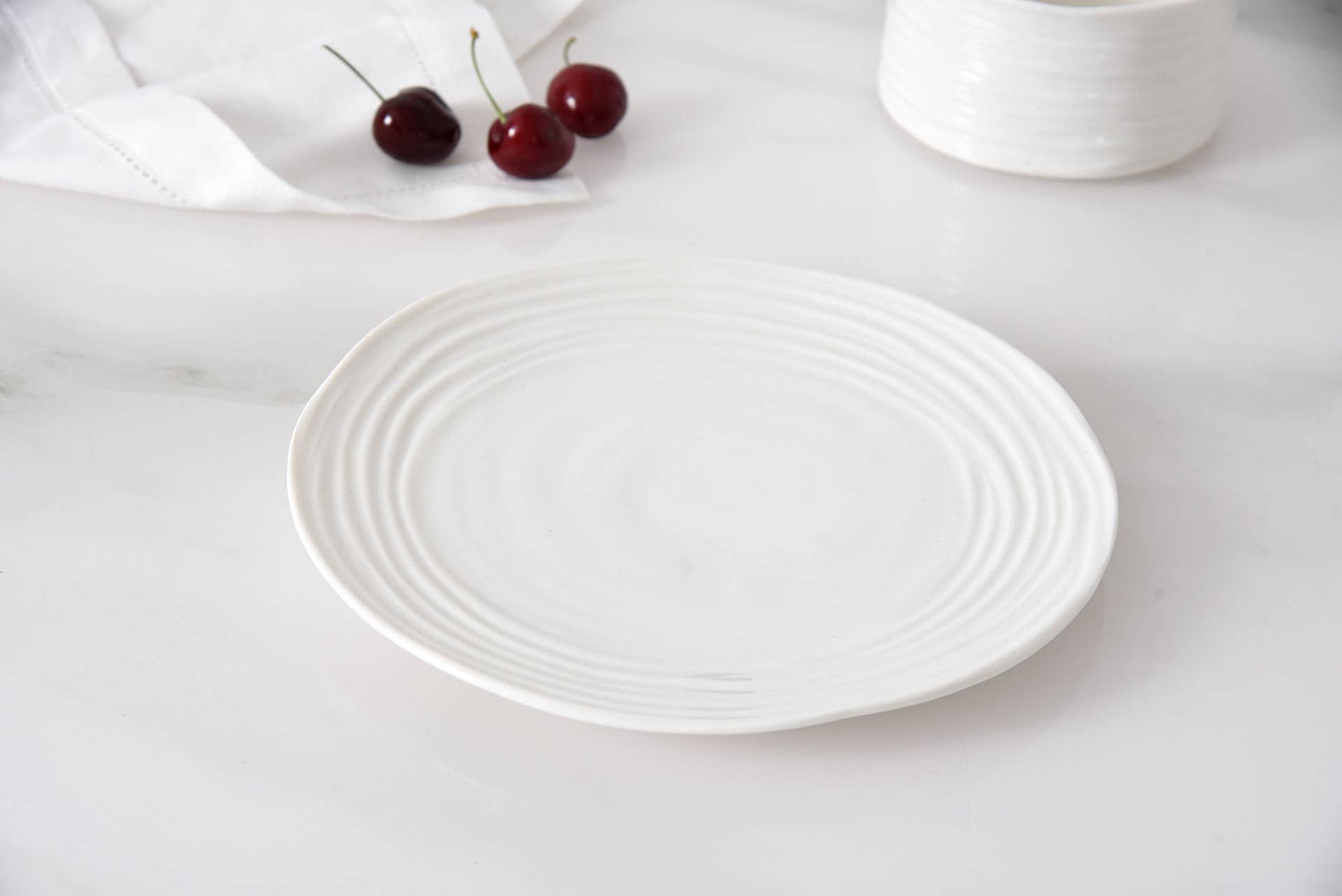 Le Blanc Round Salad Plate