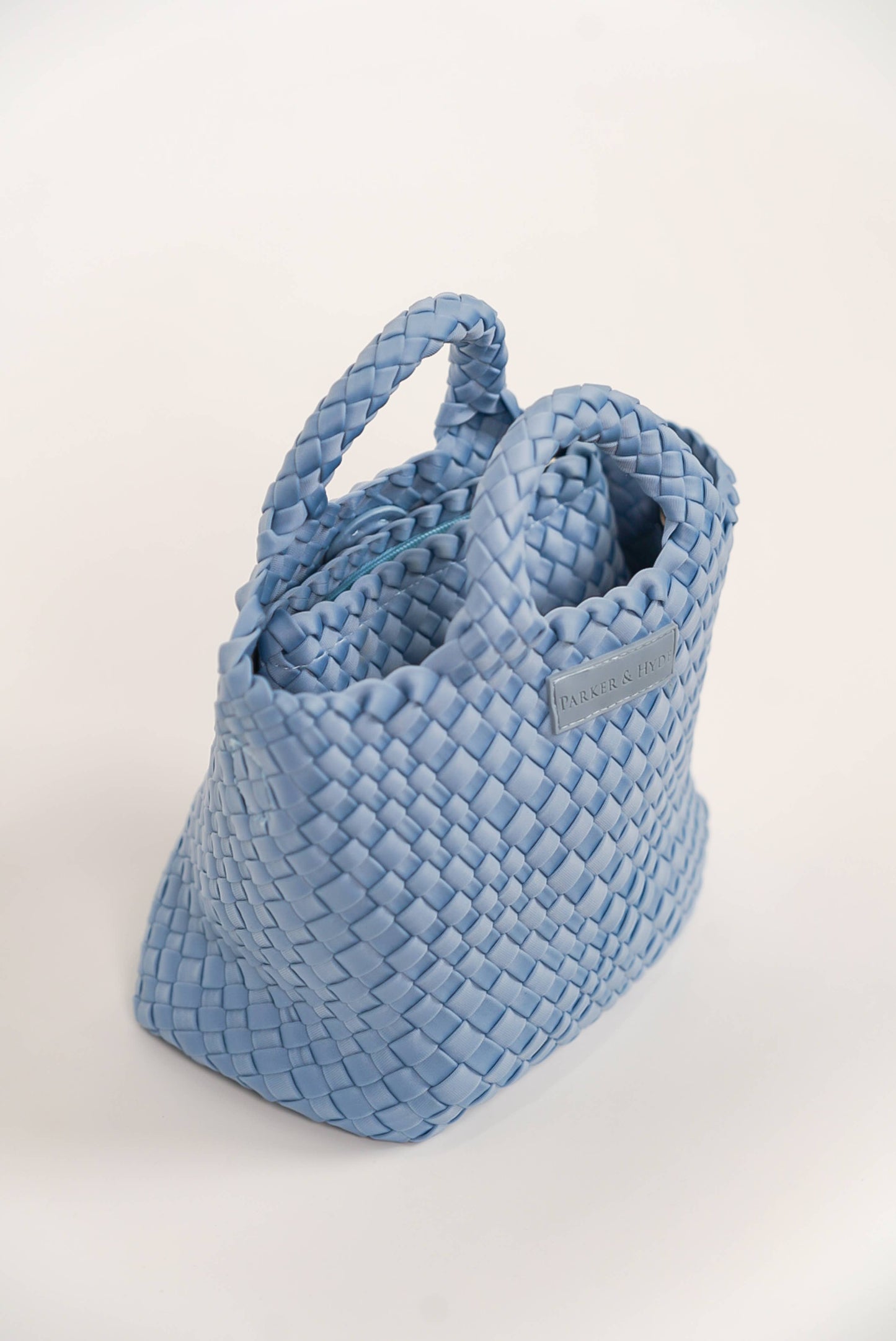 Mini Woven Tote - Denim