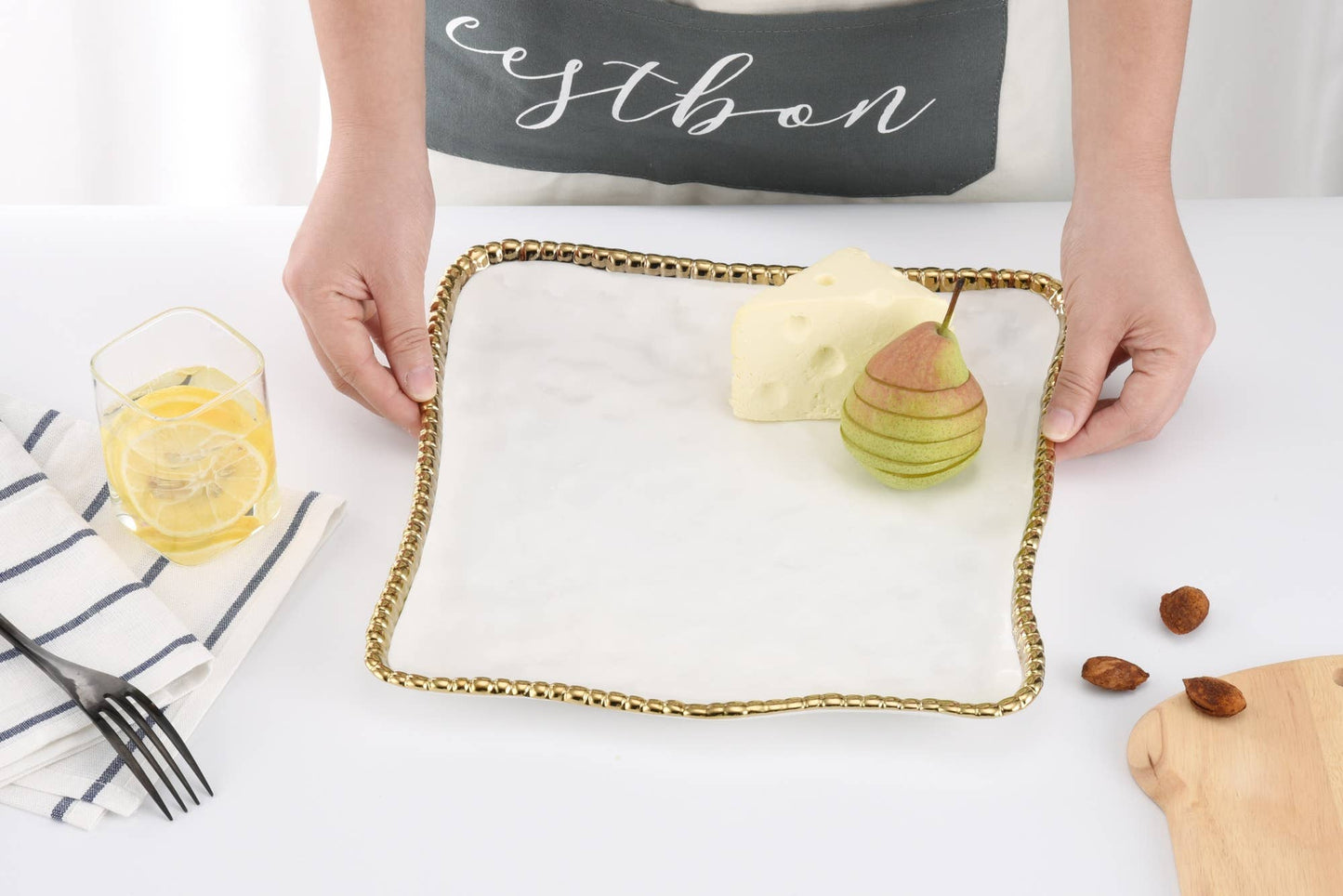 Salerno Square Serving Platter