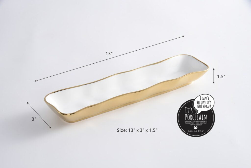 Moonlight Gold Cracker Tray
