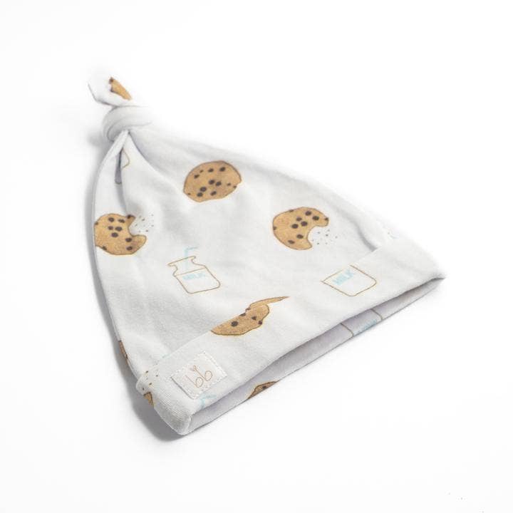 Bamboo Muslin Swaddle Blanket & Topknot Set - Cookie Craze - swaddle