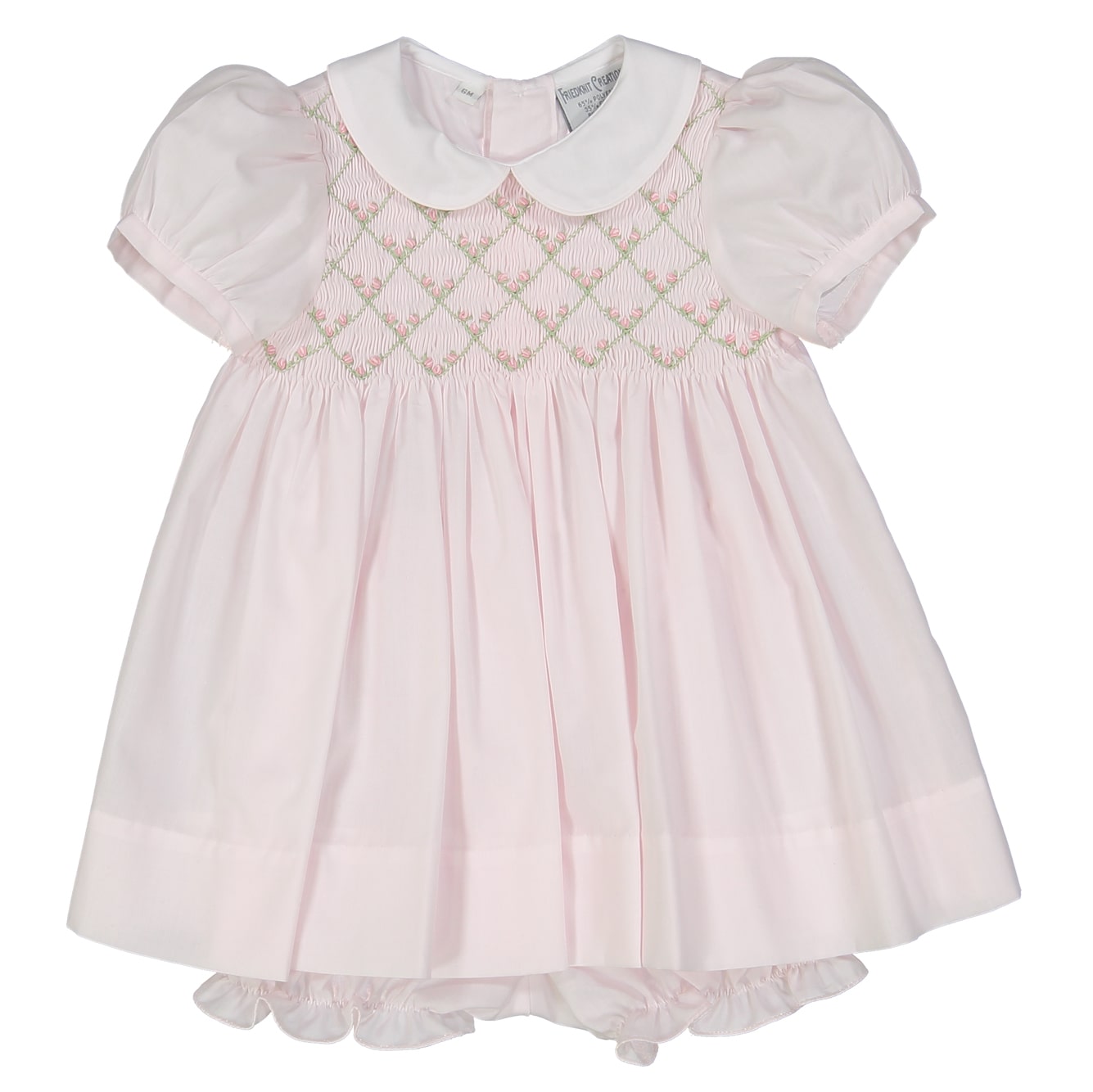 Rosebud Diamond Smocked Dress