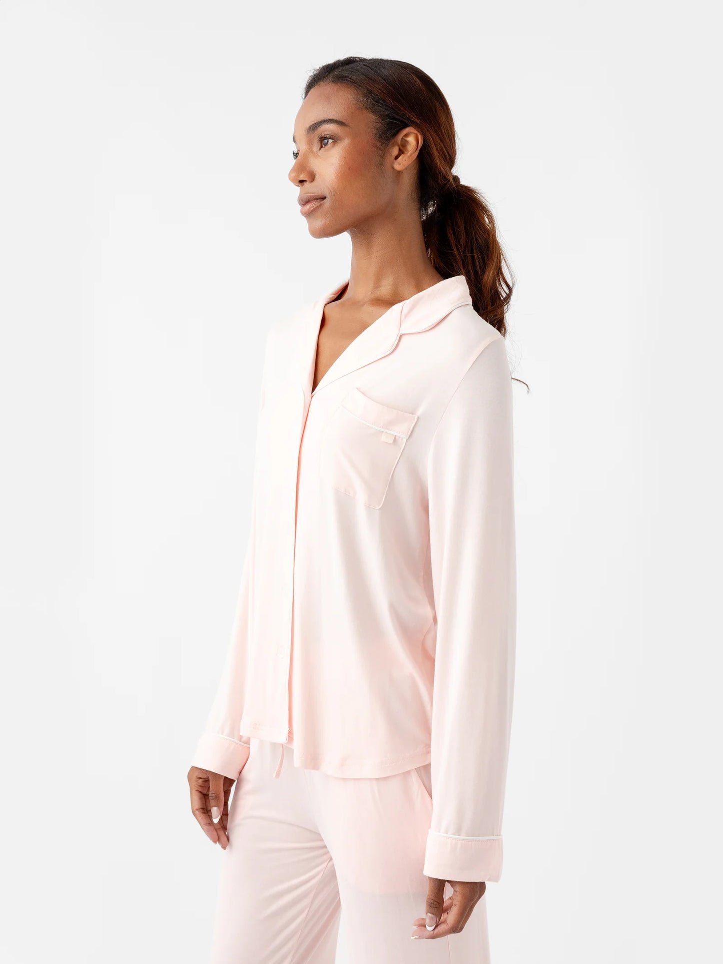 Women's Bamboo Stretch Knit Long Sleeve PJ Set