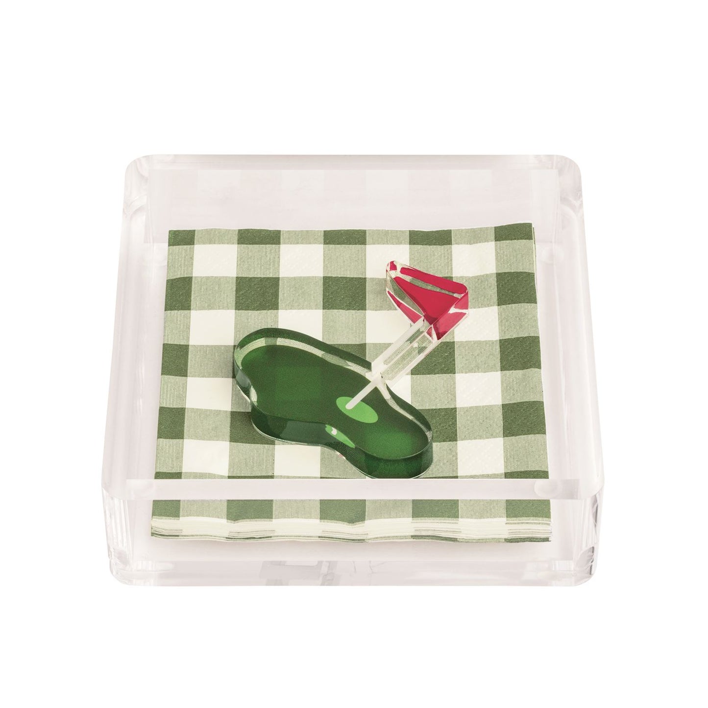 Golf Napkin Caddy Set