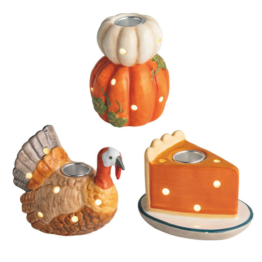 Turkey Thanksgiving Taper Holder