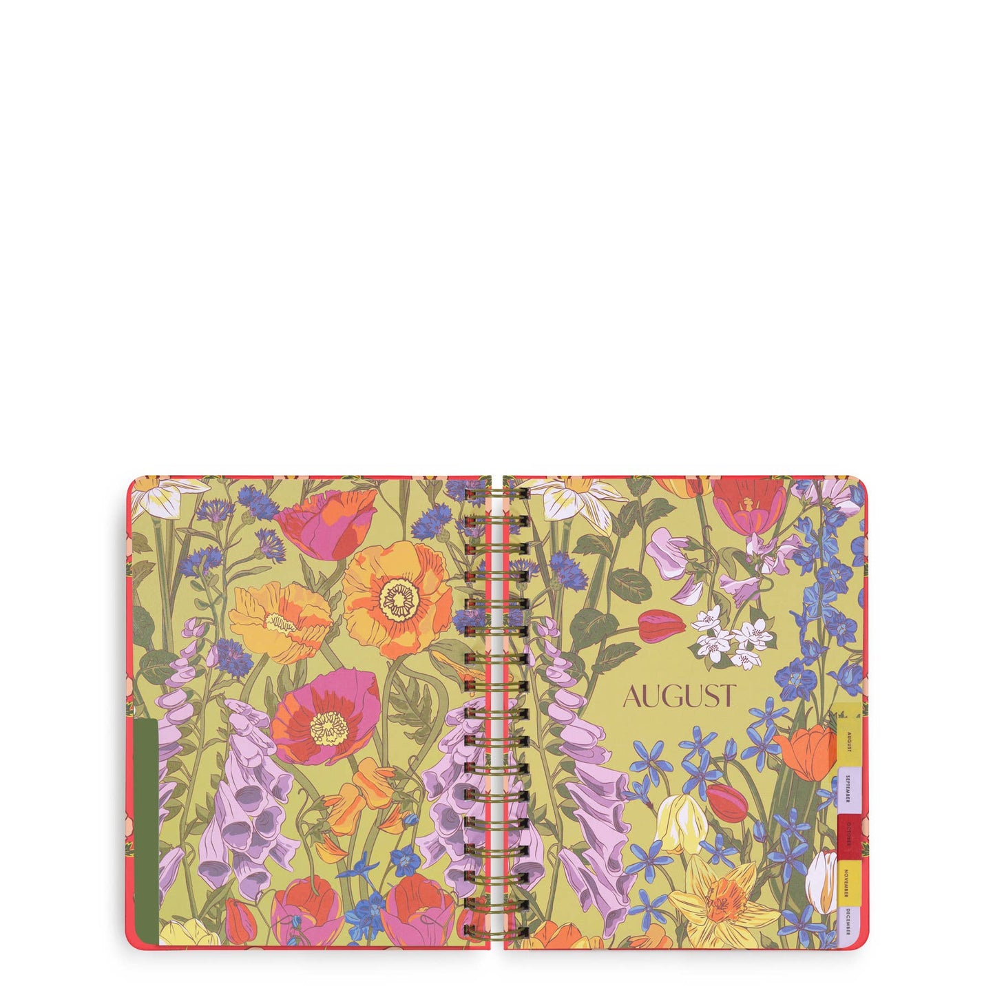 Vera Bradley by Lifeguard Press - 17 Month Large Planner, Tiny Poppies