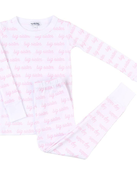 Big Sister Printed Long Pajamas