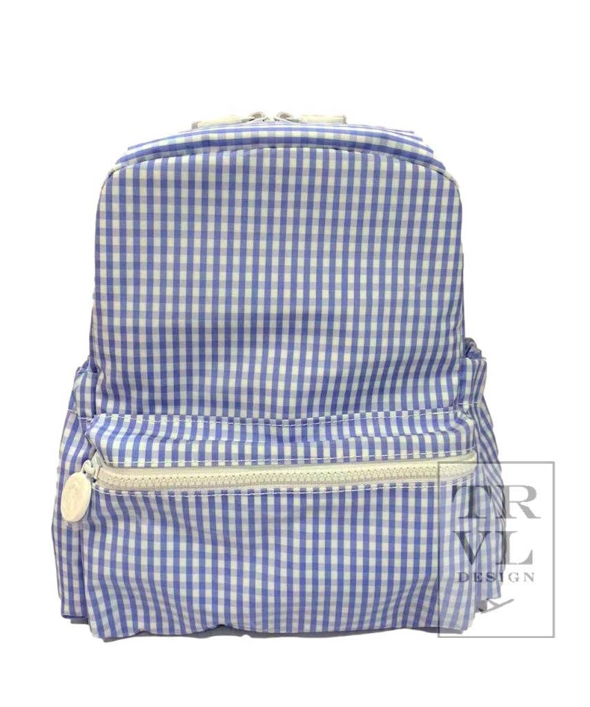 Mini Backer - Gingham Sky