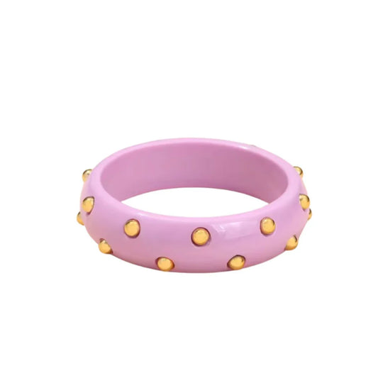 Studded Bangle - Lavender