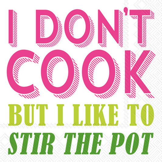 Stir The Pot Cocktail Napkins