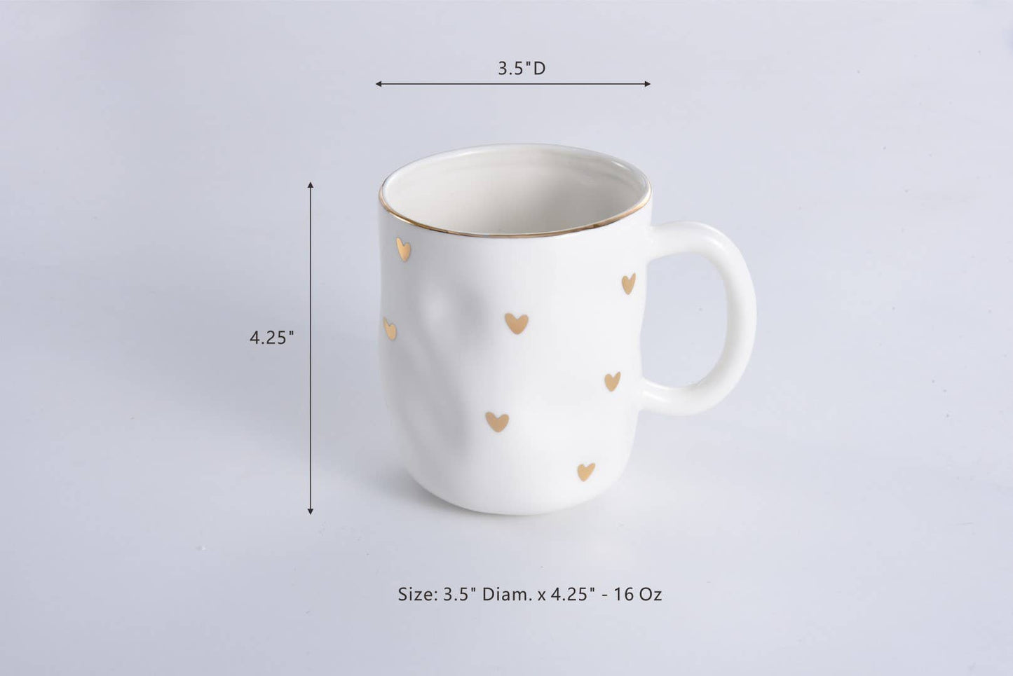 Heart porcelain Mug