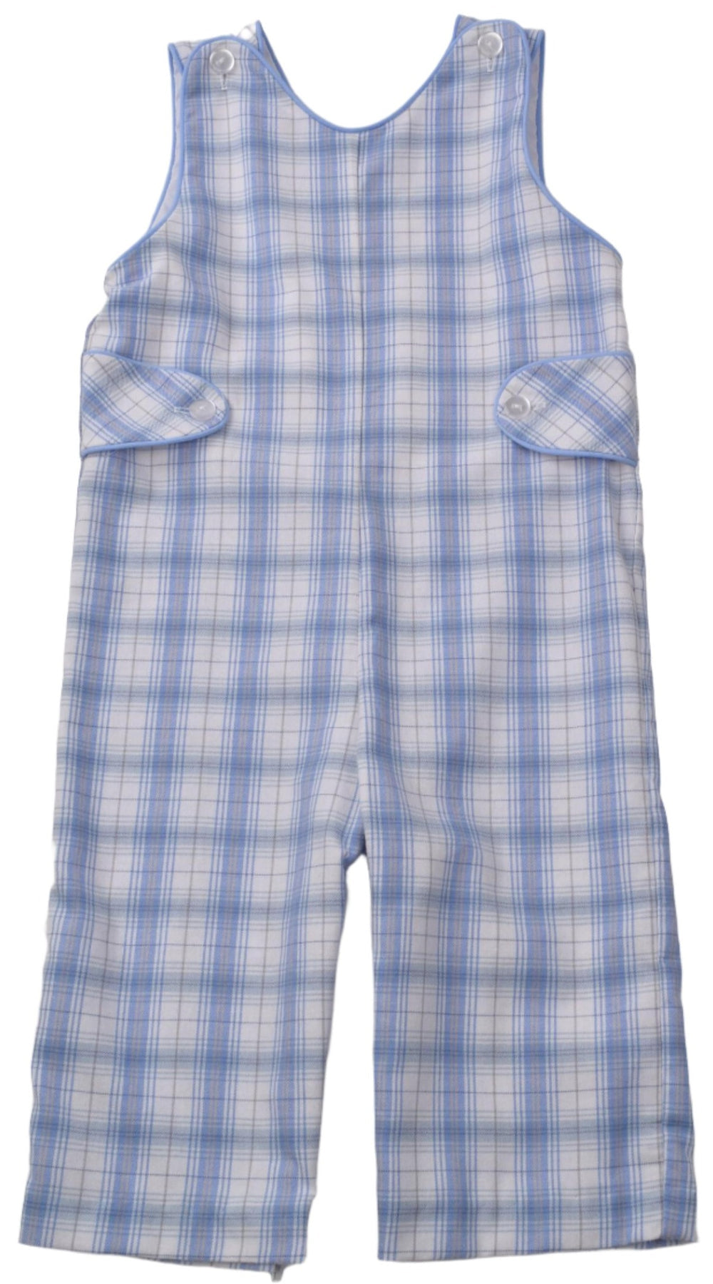 Blue & Tan Plaid Longall