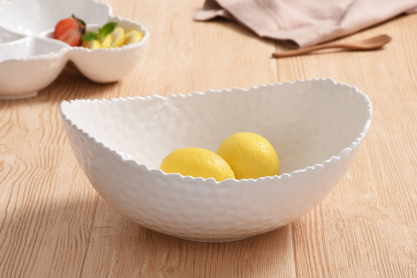 Waves Large Oval Bowl