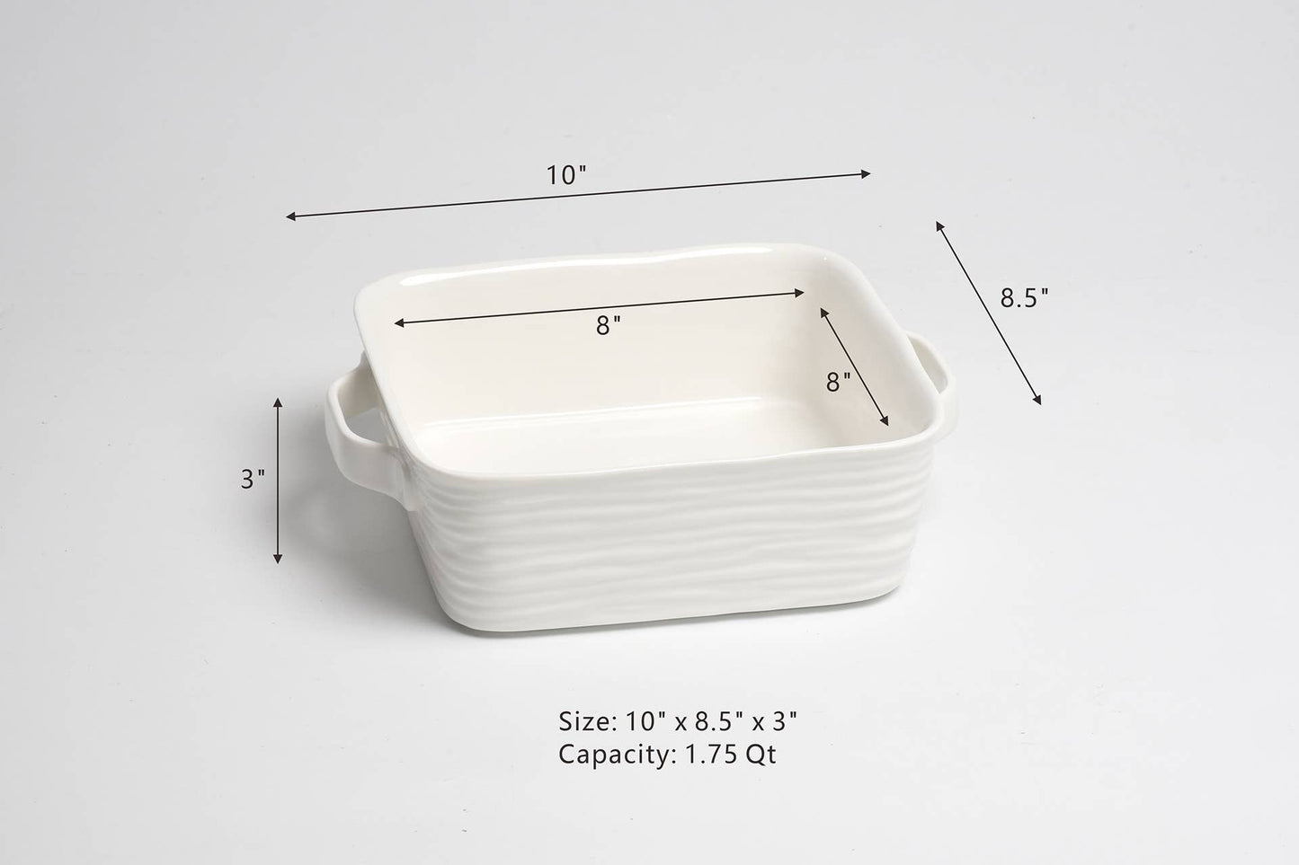 Le Blanc 8" x 8" Square Baking Dish