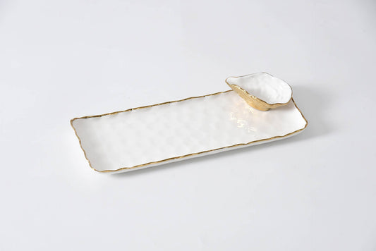 Sushi Tray with Mini Oyster Bowl