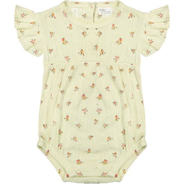 Ecru Rose Romper