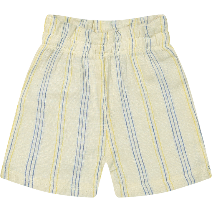 Blue Stripe Linen Short
