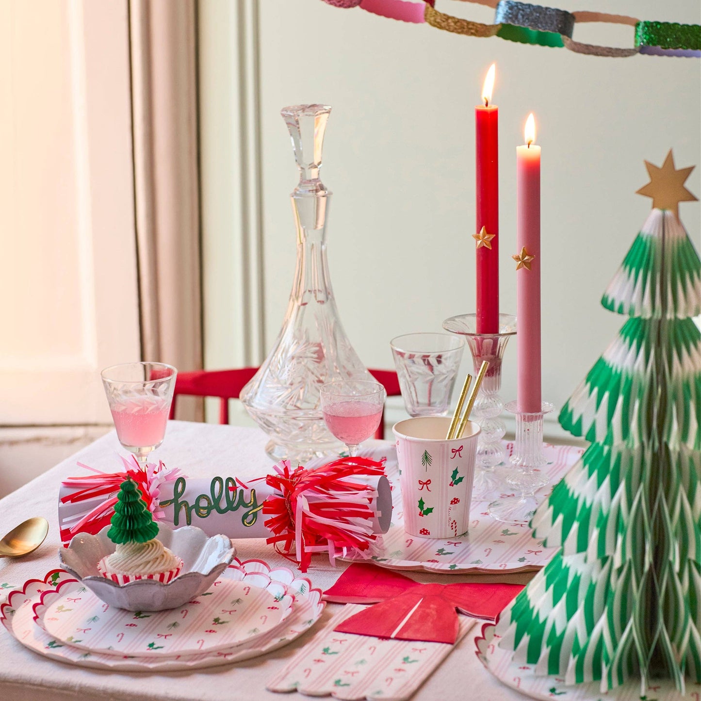 Meri Meri - Festive Icon Stripes Side Plates