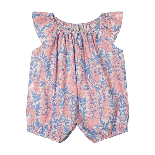 Amelia Pink Azalea Romper