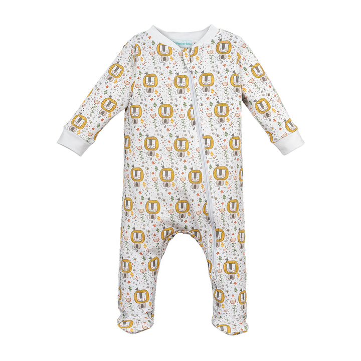 Tender Lions - Pima Cotton Baby Footie