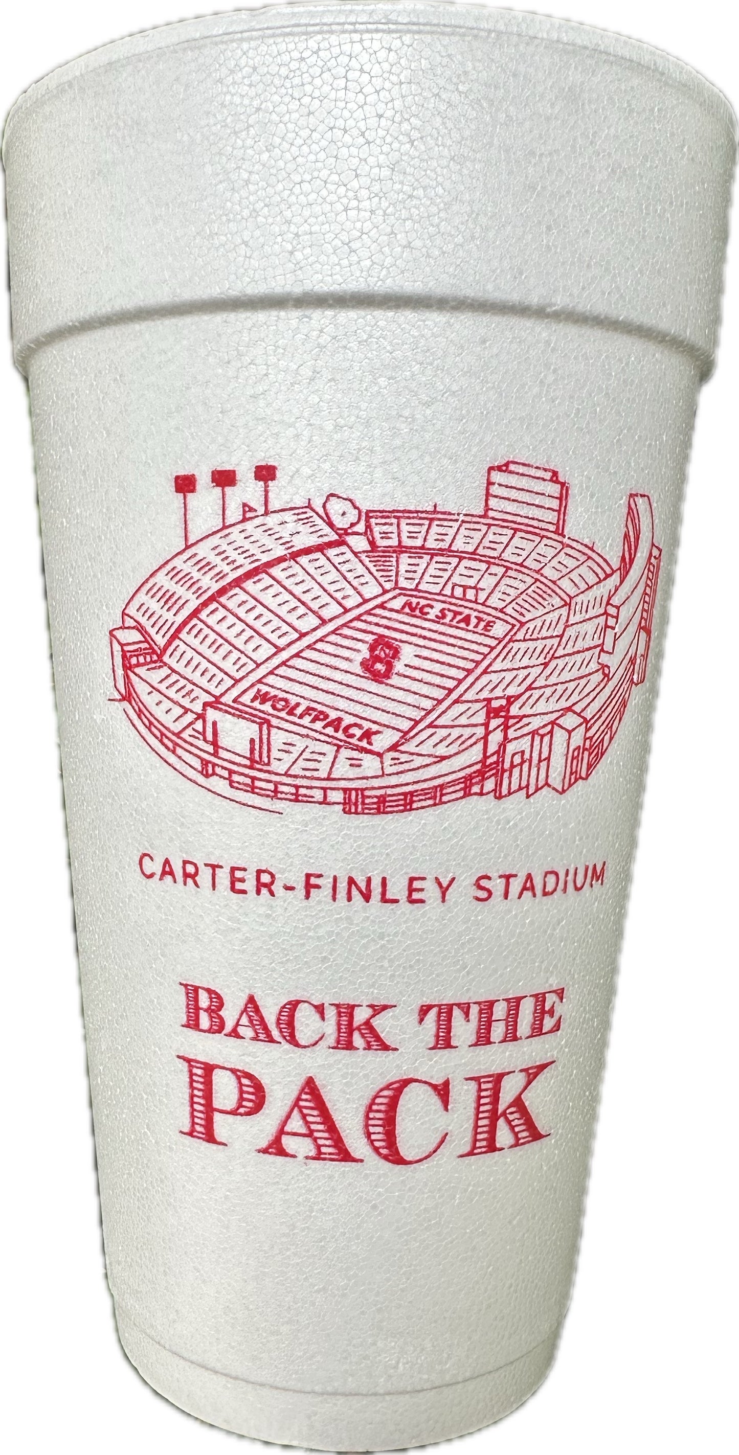 NCSU Stadium 20oz Foam Cups Qty 25