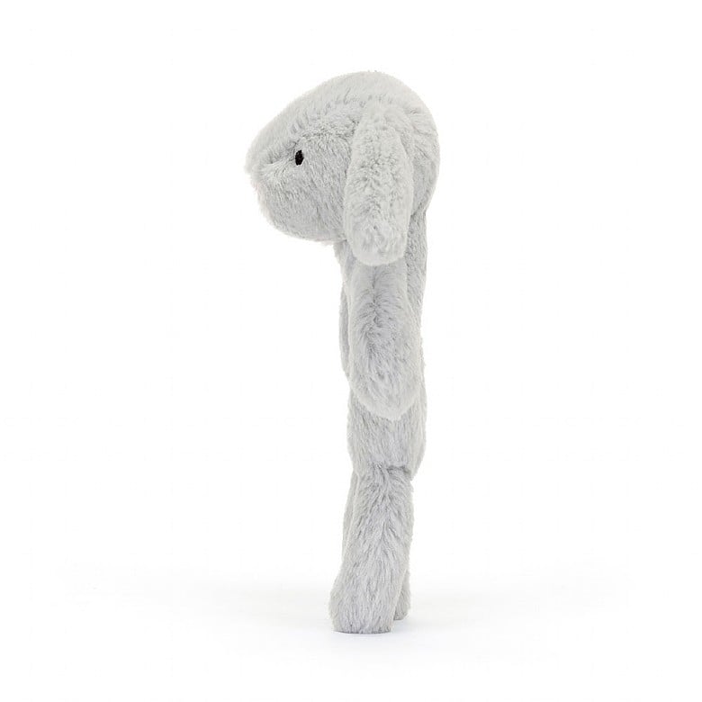 Bashful Silver Grey Bunny Ring Rattle