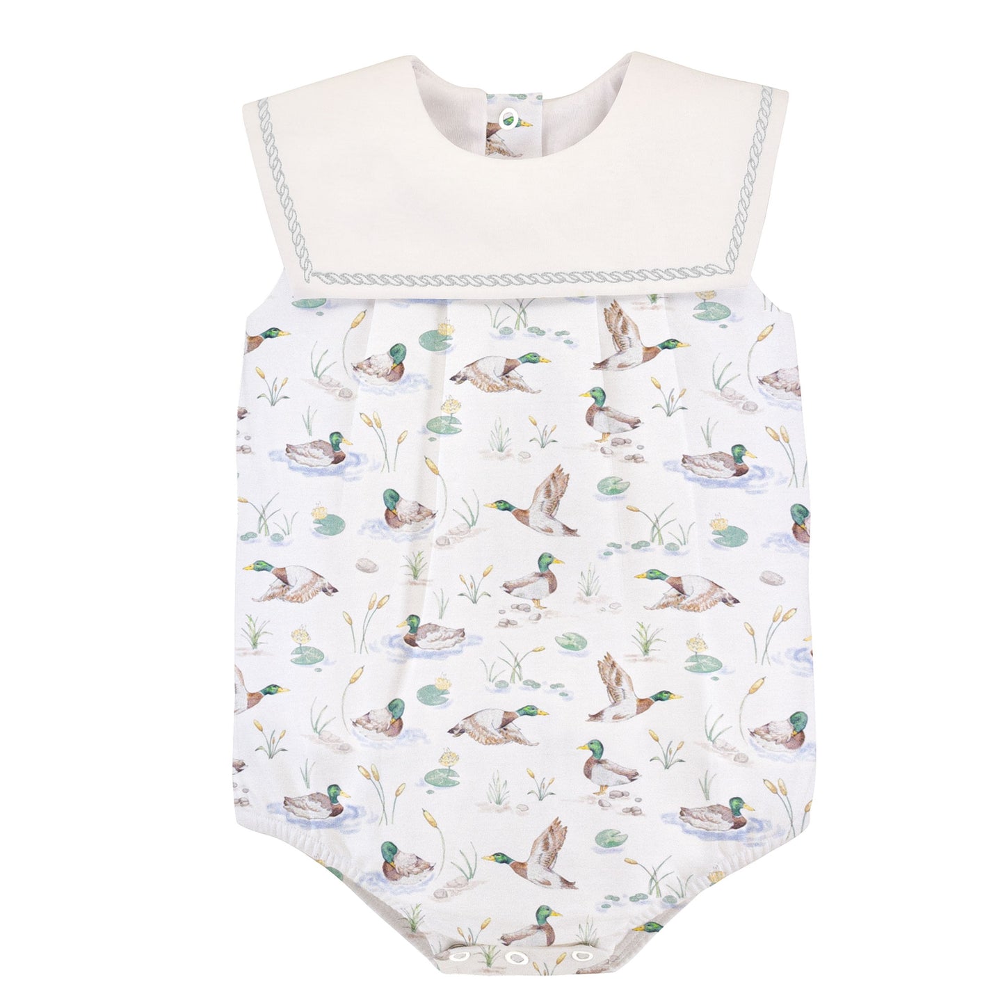 Mallard Ducks Bubble W/Sailor Collar