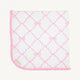 Baby Buggy Blanket - Belle Meade Bow with Pier Party Pink